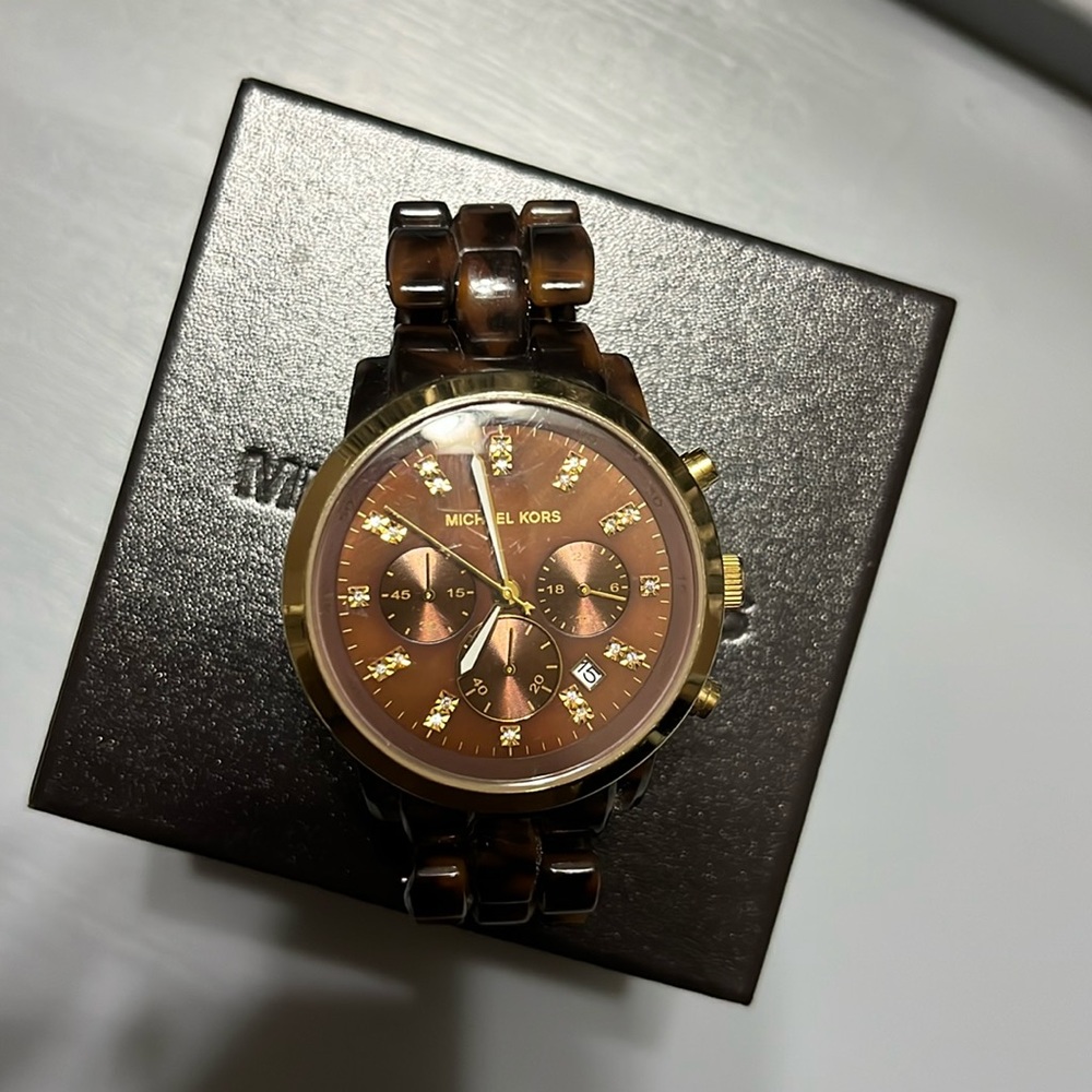 Micheal Kors Tortoise Shell Women’s Watch